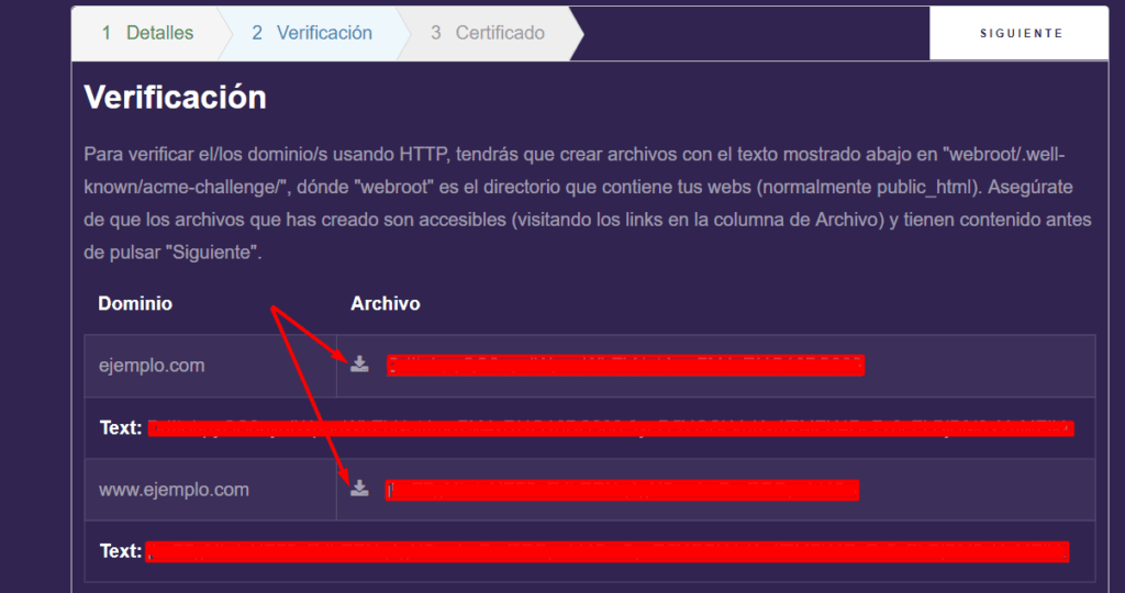 Verify certificate