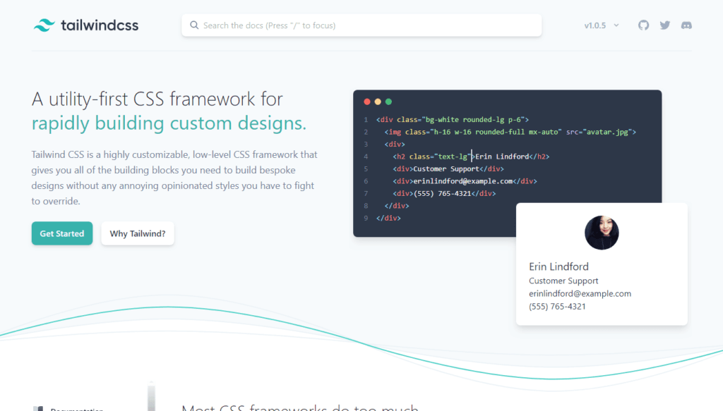 CSS Frameworks: Tailwind