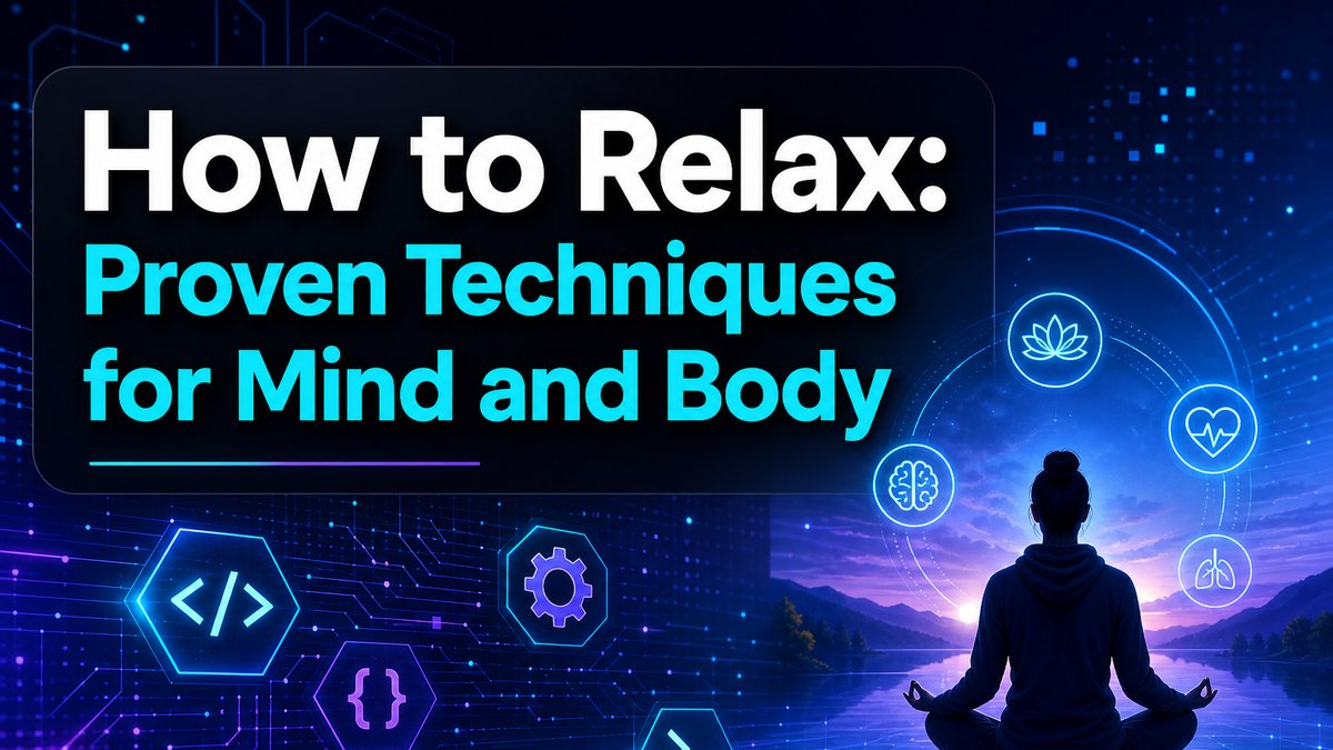 How to Relax: Proven Techniques for Mind and Body